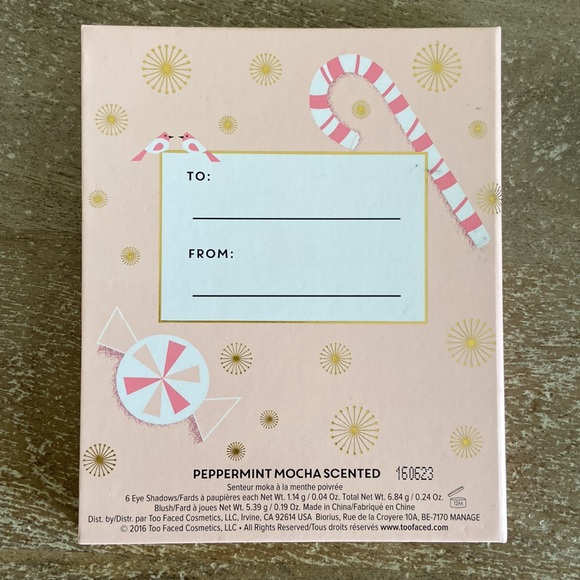 Gently used Too Faced Peppermint Mocha eyeshadow palette - Picture 2 of 3